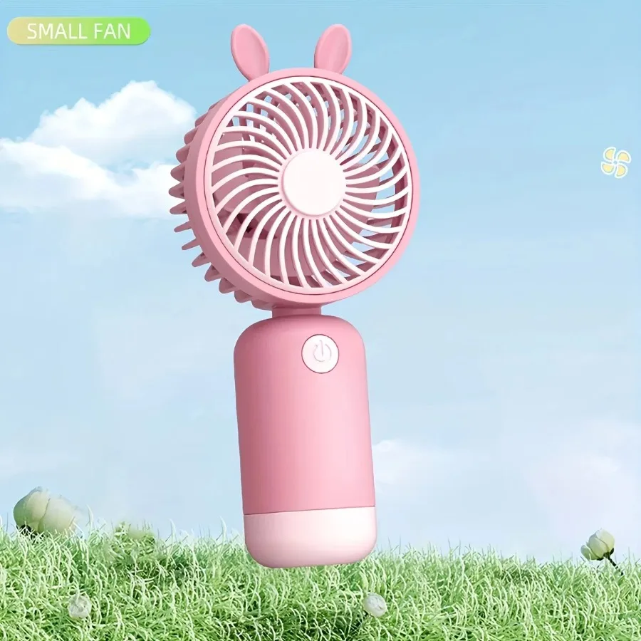 1pc; Cartoon Handheld Small Fan; Usb Portable Mini Rechargeable Silent Large Wind Fan
1pc; Cartoon Handheld Small Fan; Usb Portable Mini Rechargeable Silent Large Wind Fan