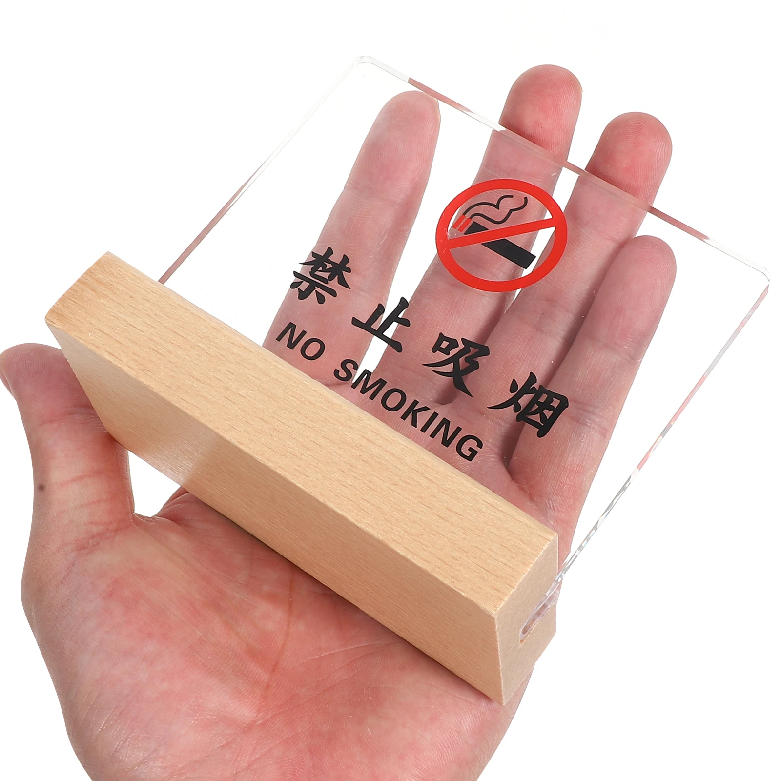 No Smoking Sign Table Indicator for Hotel Restaurant Signs Warning High Transparency Acrylic Portable Standard
No Smoking Sign Table Indicator for Hotel Restaurant Signs Warning High Transparency Acrylic Portable Standard
