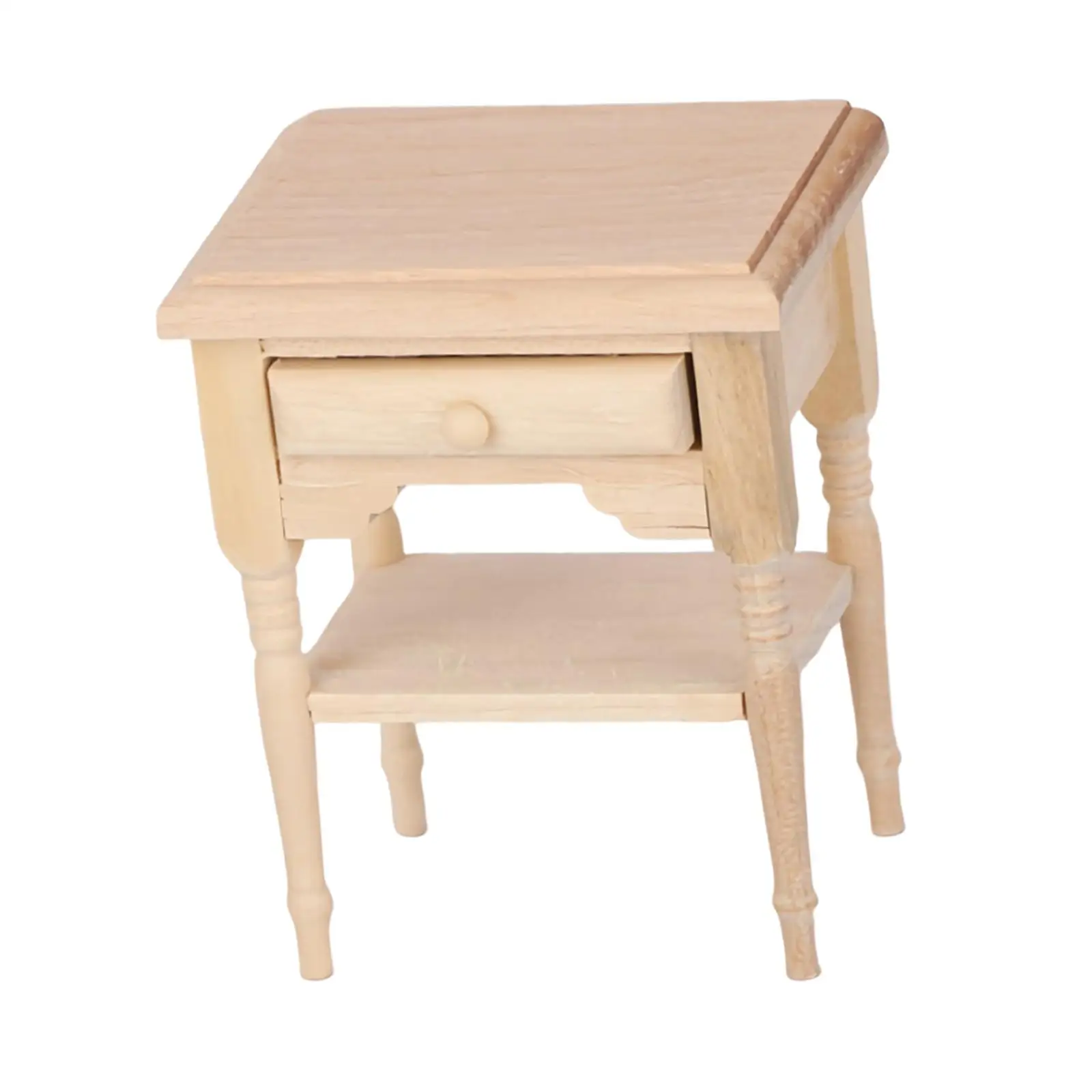1/12 Scale Bedside Table Model Wooden End Table Model Miniature Furniture for Micro Landscape
1/12 Scale Bedside Table Model Wooden End Table Model Miniature Furniture for Micro Landscape