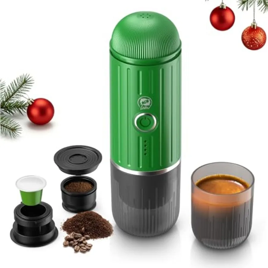Fast self-heating Portable Electric Espresso Coffee Maker 2 IN 1 Extraction Espresso Machine Support Ground Coffee and NS capsu
Fast self-heating Portable Electric Espresso Coffee Maker 2 IN 1 Extraction Espresso Machine Support Ground Coffee and NS capsu