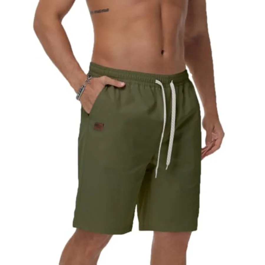 Мужские повседневные шорты для лета, с завязками на талии, из твила, для гольфа, отдыха, бега, с эластичным поясом и 4 карманами
Мужские повседневные шорты для лета, с завязками на талии, из твила, для гольфа, отдыха, бега, с эластичным поясом и 4 карманами