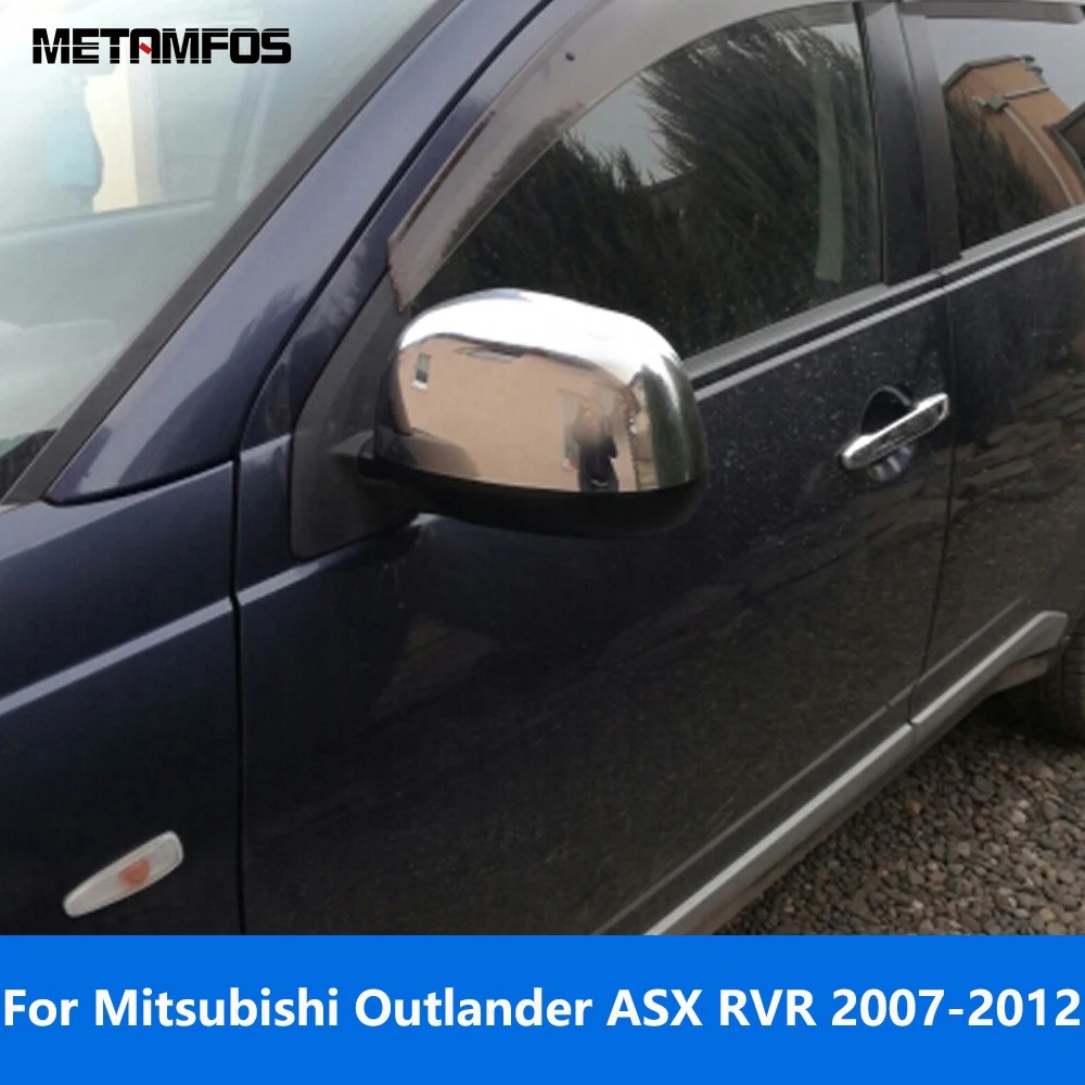For Mitsubishi Outlander ASX RVR 2007-2009 2010 2011 2012 Chrome Rearview Side Door Mirror Cover Trim Accessories Car Styling 
For Mitsubishi Outlander ASX RVR 2007-2009 2010 2011 2012 Chrome Rearview Side Door Mirror Cover Trim Accessories Car Styling