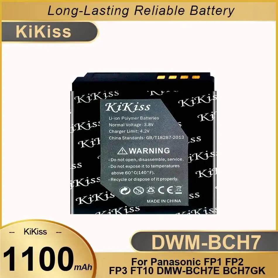 Dwm-BCH7 High-Capacity 1100Mah For Panasonic FP1 FP2 FP3 FT10 Dmw-BCH7E BCH7GK Camera Battery
Dwm-BCH7 High-Capacity 1100Mah For Panasonic FP1 FP2 FP3 FT10 Dmw-BCH7E BCH7GK Camera Battery