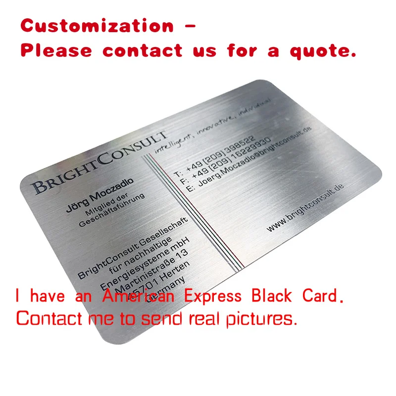 custom.Factory customized metal business cards membership cards content pattern lace silk screen change QR code
custom.Factory customized metal business cards membership cards content pattern lace silk screen change QR code