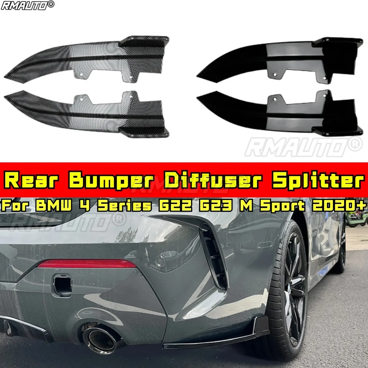 Для BMW 4 серии G22 G23 M Sport Задний бампер Разветвители Защита для BMW 4 серии G22 G23 M Sport 2020+ Автомобильные аксессуары
Для BMW 4 серии G22 G23 M Sport Задний бампер Разветвители Защита для BMW 4 серии G22 G23 M Sport 2020+ Автомобильные аксессуары