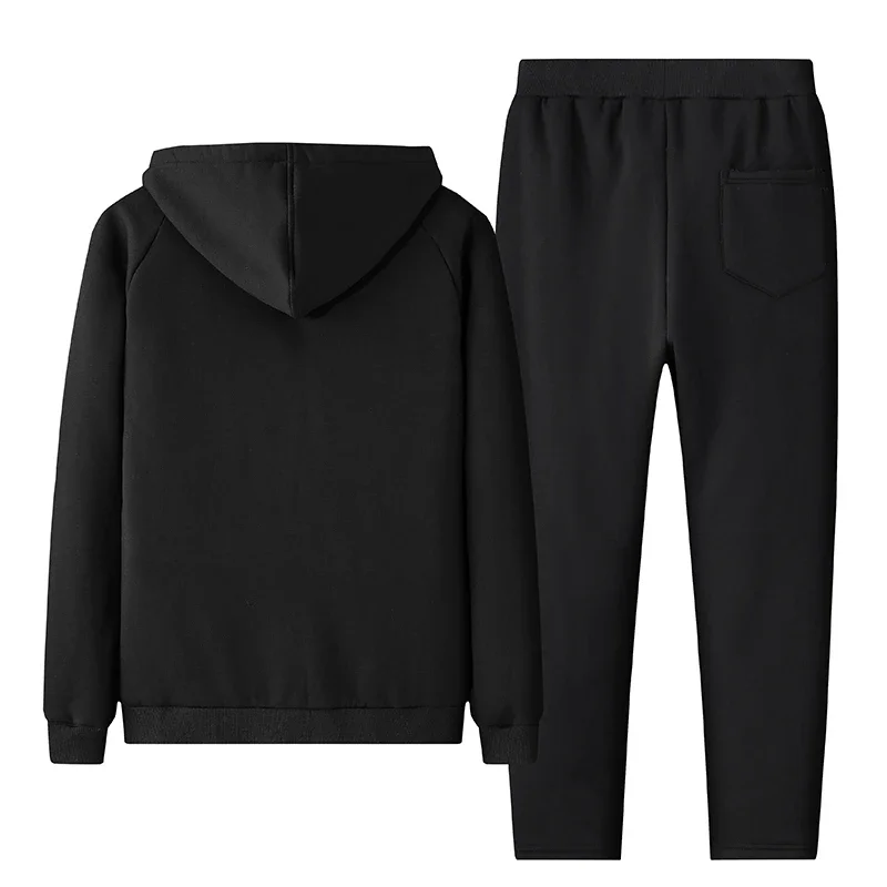 Mens Set Warm Cashmere Tracksuit Outerwear Casual Brand Clothing Winter Soild Color Men's Sets Thick Fleece Two Pieces Set 
Mens Set Warm Cashmere Tracksuit Outerwear Casual Brand Clothing Winter Soild Color Men's Sets Thick Fleece Two Pieces Set