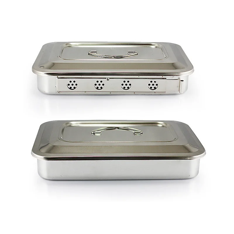 3Pcs Dental Disinfection Box Surgical Sterilization Tray with Hole Medical Steriliser Container Dentistry Accessories
3Pcs Dental Disinfection Box Surgical Sterilization Tray with Hole Medical Steriliser Container Dentistry Accessories
