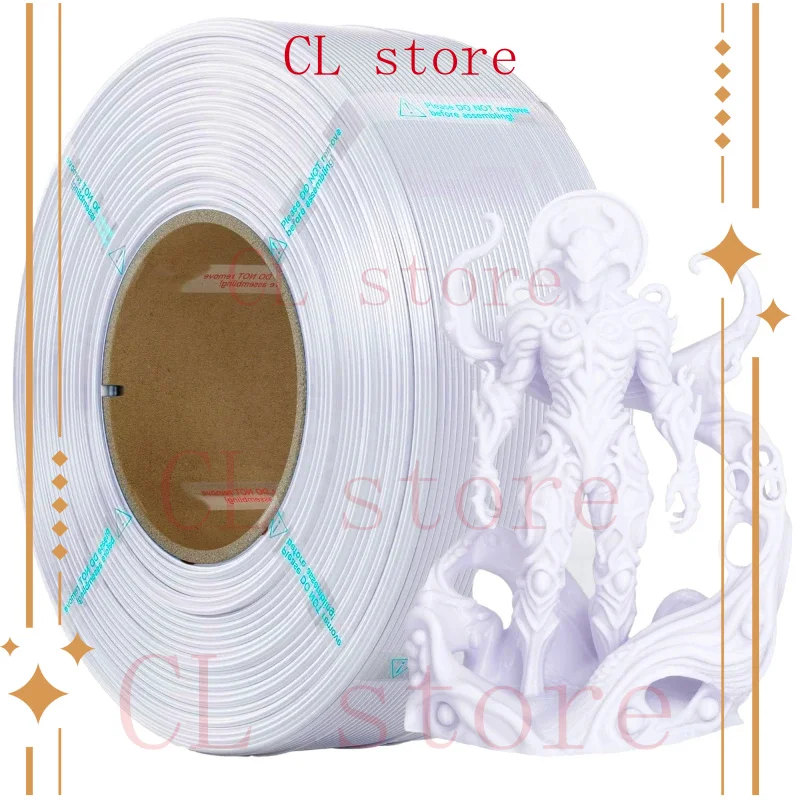 Нить PLA 1,75 мм, 1 кг, многоразовые катушки (2,2 фунта), нить для 3D-печати премиум-качества для лабораторных 3D-принтеров Bambu, белая
Нить PLA 1,75 мм, 1 кг, многоразовые катушки (2,2 фунта), нить для 3D-печати премиум-качества для лабораторных 3D-принтеров Bambu, белая