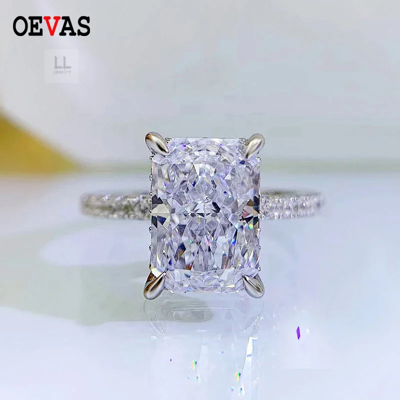Oevas 100% 925 sterling silver radiant cut small rock sugar rings high carbon diamond for Women wedding engagement fine jewelry
Oevas 100% 925 sterling silver radiant cut small rock sugar rings high carbon diamond for Women wedding engagement fine jewelry