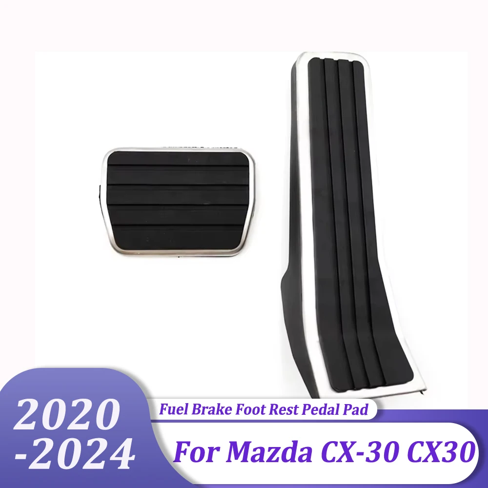 Stainless Steel Fuel Brake Foot Rest Pedal Pad AT Clutch Cover For Mazda CX-30 CX30 3 2020 2021 2022 2023 2024
Stainless Steel Fuel Brake Foot Rest Pedal Pad AT Clutch Cover For Mazda CX-30 CX30 3 2020 2021 2022 2023 2024
