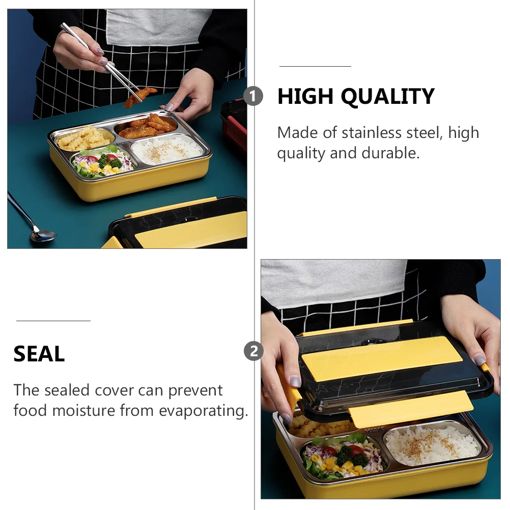 Отсек для ланча из нержавеющей стали, контейнер для еды, герметичный контейнер для хранения, портативный контейнер для обеда
Отсек для ланча из нержавеющей стали, контейнер для еды, герметичный контейнер для хранения, портативный контейнер для обеда
