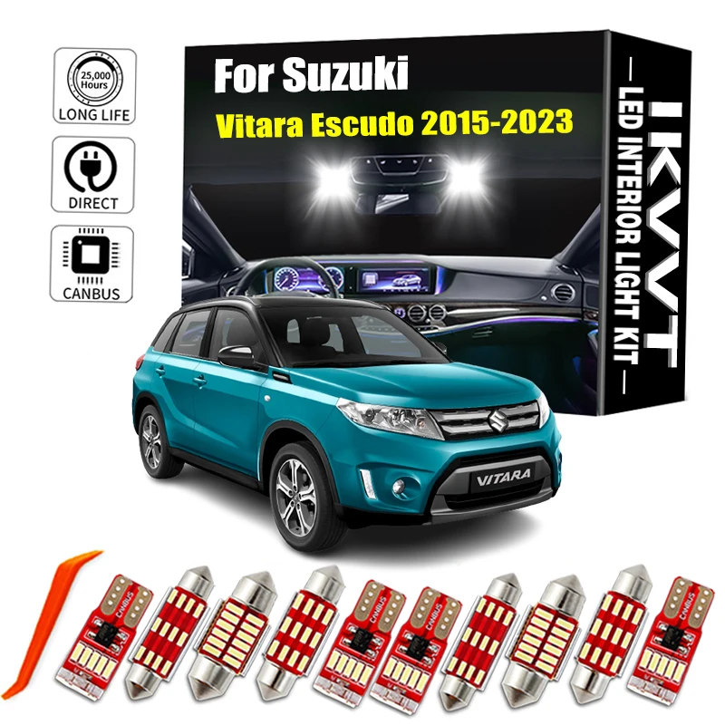 IKVVT 11 шт Canbus внутренняя лампа для Suzuki Vitara скускудо 2015 2016 2017 2018 2019 2020 2021
IKVVT 11 шт Canbus внутренняя лампа для Suzuki Vitara скускудо 2015 2016 2017 2018 2019 2020 2021