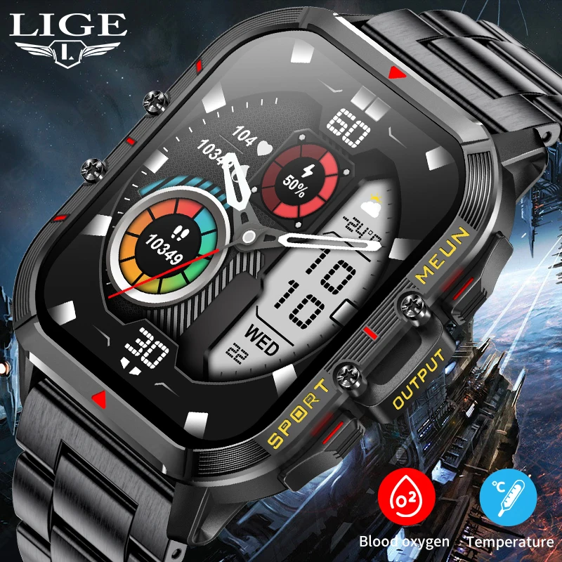 Lige New 1.96 'Smart Watch для мужчин Женщины Водонепроницаемые 370 мАч спортивно -фитнес -трекер 100+спортивные блюэтут вызовы Smart Wwatch 370MAH
Lige New 1.96 'Smart Watch для мужчин Женщины Водонепроницаемые 370 мАч спортивно -фитнес -трекер 100+спортивные блюэтут вызовы Smart Wwatch 370MAH