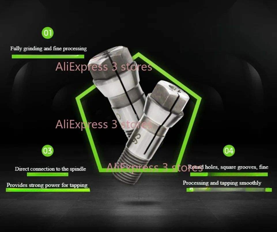 Многоосевой сверлильный станок для нарезания резьбы CT Цанговый патрон C4/CT4 Многоосевой станок для нарезания резьбы Аксессуары Сверлильная дрель Цанга 
Многоосевой сверлильный станок для нарезания резьбы CT Цанговый патрон C4/CT4 Многоосевой станок для нарезания резьбы Аксессуары Сверлильная дрель Цанга