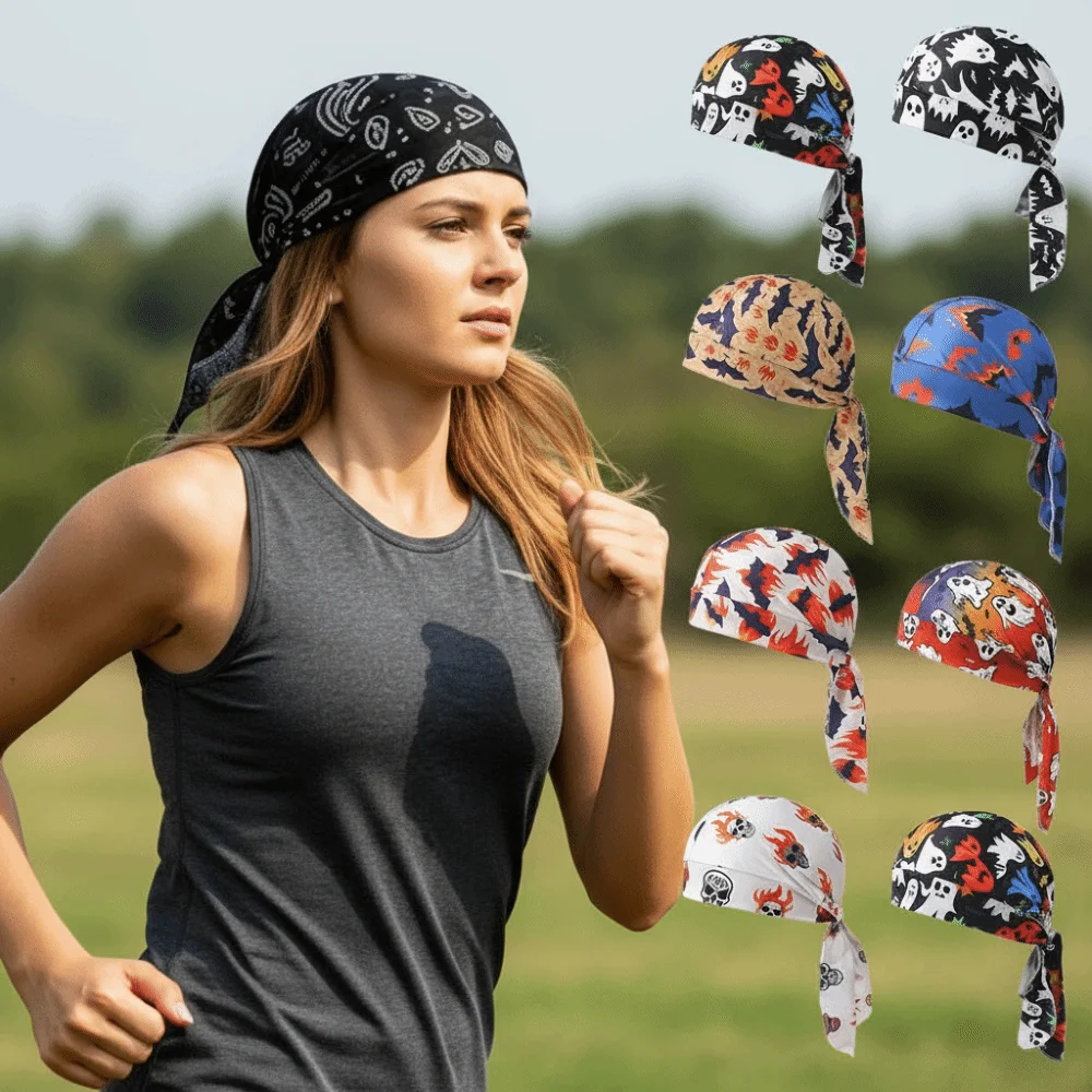 Fashion Accessory Paisley Print Hijab Caps Quick Dry Adjustable Pirate Hat Elastic Breathable Cycling Head Wrap Unisex
Fashion Accessory Paisley Print Hijab Caps Quick Dry Adjustable Pirate Hat Elastic Breathable Cycling Head Wrap Unisex