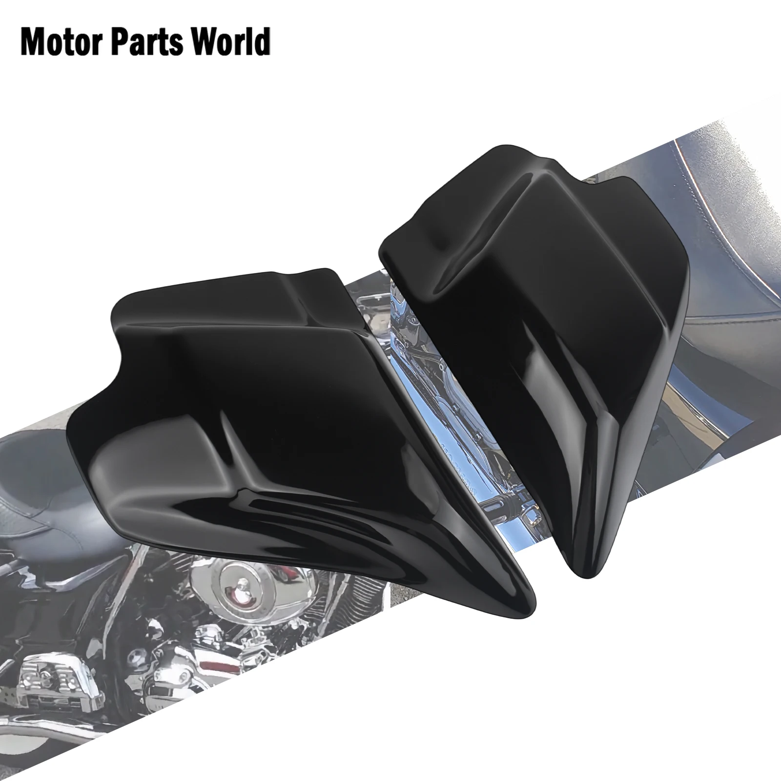 Мотоциклетный левый и правый обтекатель, защитная панель, боковая крышка аккумулятора для Harley Touring Road King Electra Street Glide FLH 1997-2007 
Мотоциклетный левый и правый обтекатель, защитная панель, боковая крышка аккумулятора для Harley Touring Road King Electra Street Glide FLH 1997-2007