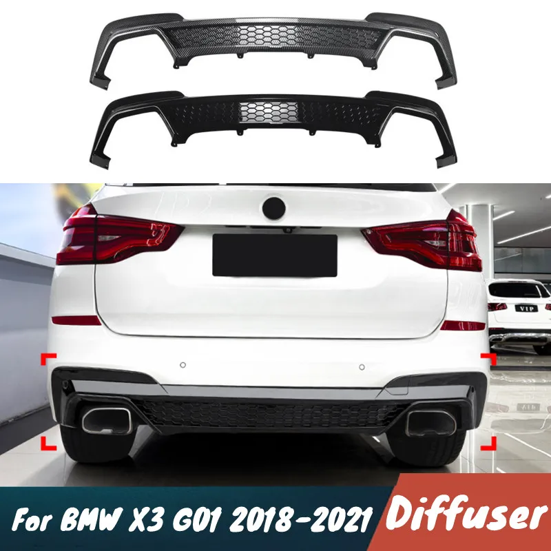 Для BMW X3 G01 M Sport 2018-2021: задний бампер, диффузор, спойлер, сплиттер, черный карбон, обвес, внешние аксессуары для тюнинга
Для BMW X3 G01 M Sport 2018-2021: задний бампер, диффузор, спойлер, сплиттер, черный карбон, обвес, внешние аксессуары для тюнинга