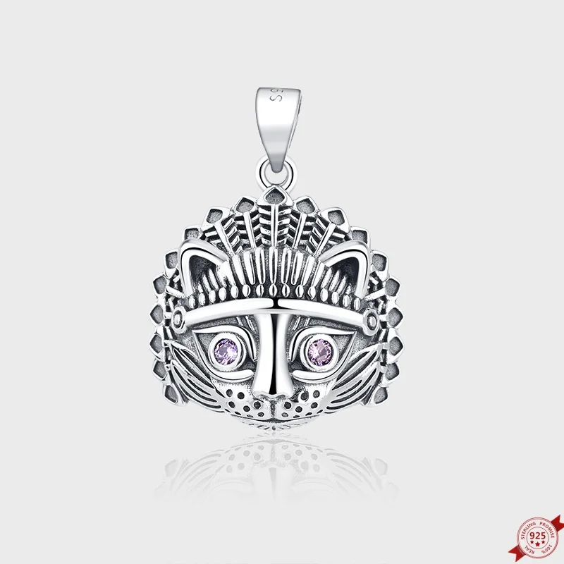 S925 Sterling Silver Pendants for Women Men Patron Saint Chief-cat Inlaid Zircon Charm Fashion Retro Jewelry Wholesale
S925 Sterling Silver Pendants for Women Men Patron Saint Chief-cat Inlaid Zircon Charm Fashion Retro Jewelry Wholesale