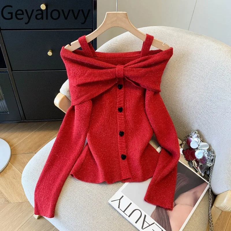 Французская шикарная трикотажная базовая рубашка с открытыми плечами для женщин, новый осенне-зимний пуловер, универсальный свободный топ для похудения
Французская шикарная трикотажная базовая рубашка с открытыми плечами для женщин, новый осенне-зимний пуловер, универсальный свободный топ для похудения