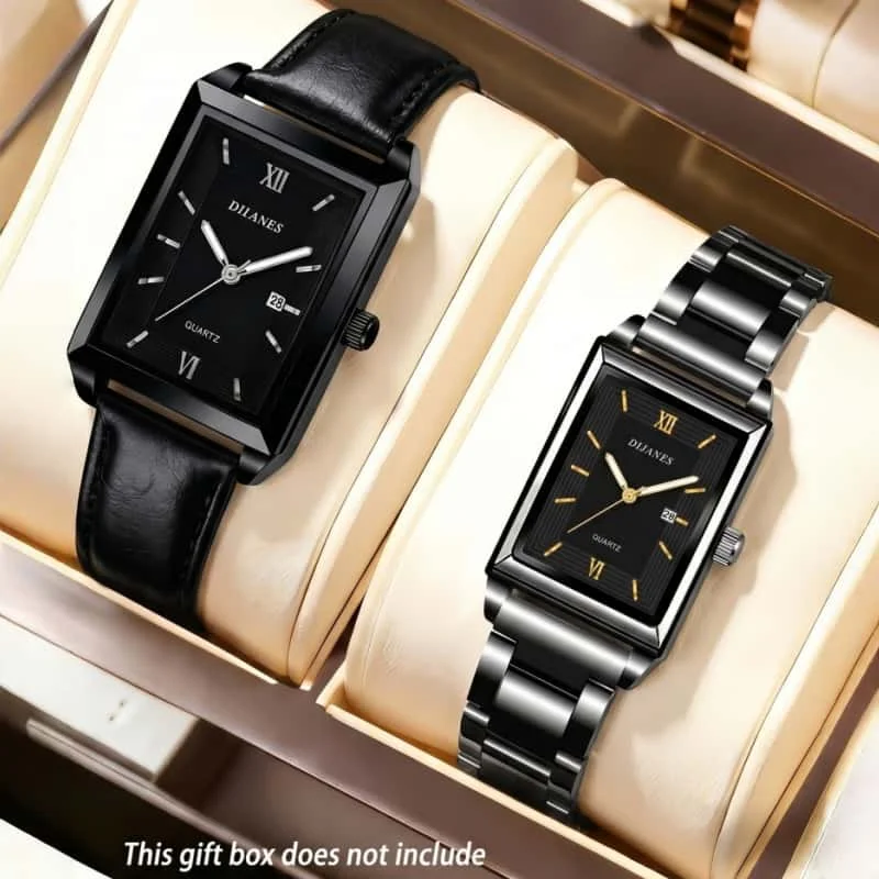 DIJANES Vintage Square Quartz Watch for Men Business Dress Roman Numeral Dial Calendar Male Wristwatch Clock Gift reloj hombre
DIJANES Vintage Square Quartz Watch for Men Business Dress Roman Numeral Dial Calendar Male Wristwatch Clock Gift reloj hombre