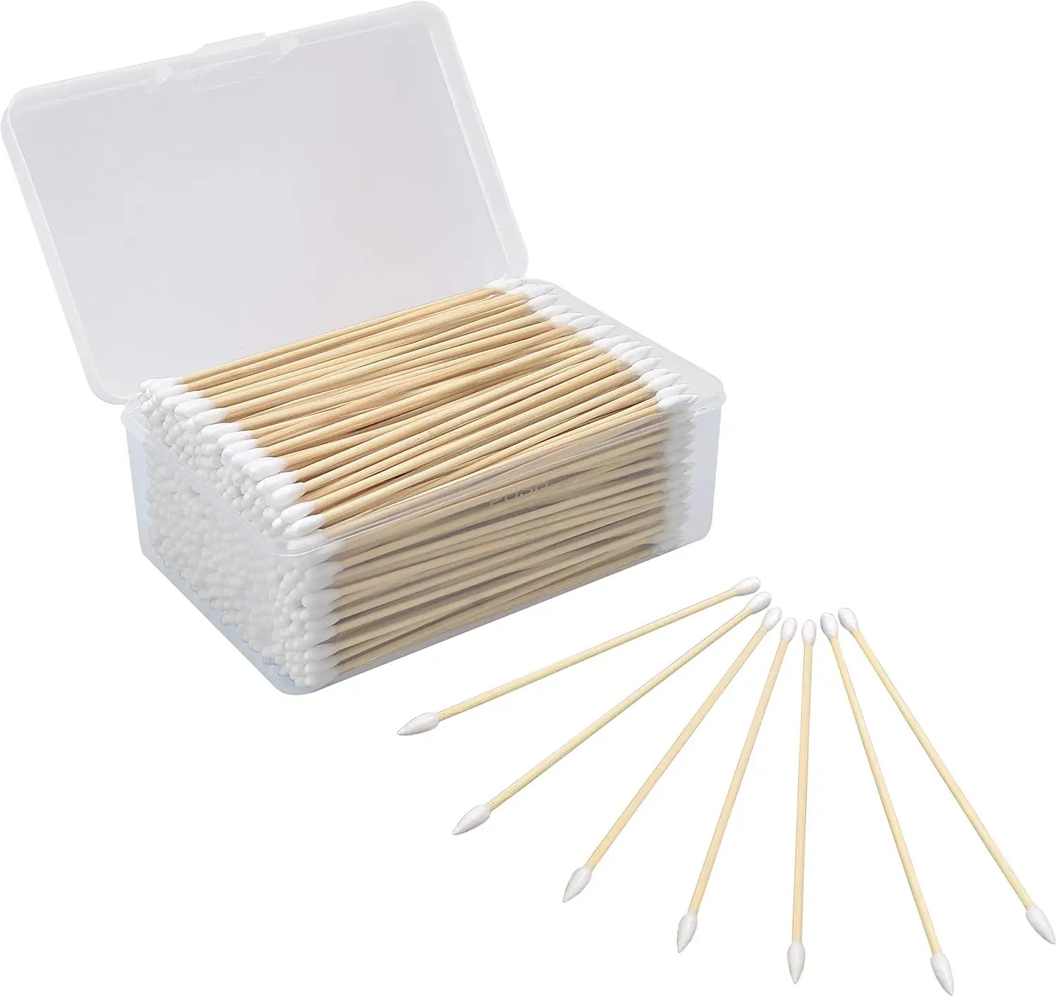 6 Inch Cotton Gun Cleaning Swabs with Bamboo Handle - Pointed & Round Tips, 500 Pack
6 Inch Cotton Gun Cleaning Swabs with Bamboo Handle - Pointed & Round Tips, 500 Pack