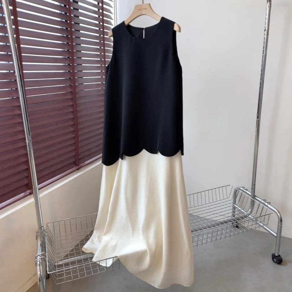Long Dress Women Vest Dresses A Line Vestidos Y2k Streetwear Round Neck Sleeveless Casual Elegant Splice Party Night Work 2026
Long Dress Women Vest Dresses A Line Vestidos Y2k Streetwear Round Neck Sleeveless Casual Elegant Splice Party Night Work 2026