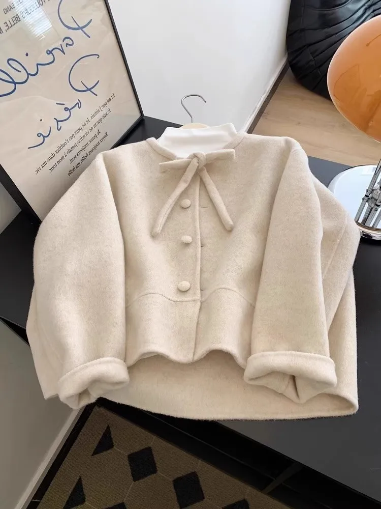 Ele Round Ne Knot Jaet, женская осенне-зимняя модная верхняя одежда, свободный крой в Корейском стиле, длинный све
Ele Round Ne Knot Jaet, женская осенне-зимняя модная верхняя одежда, свободный крой в Корейском стиле, длинный све