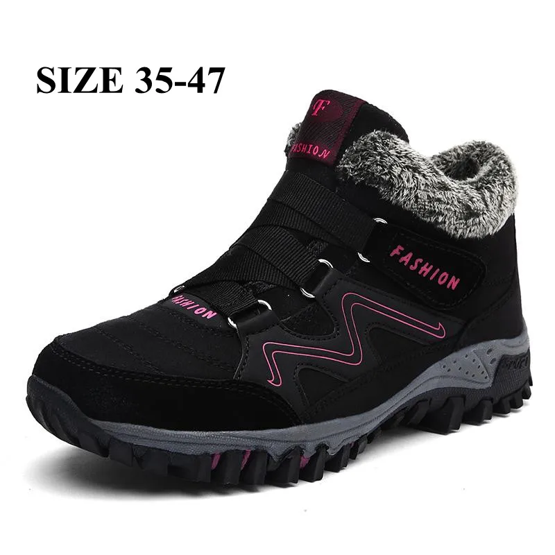 Winter Men Snow Boots Women Warm Thick Plush Snow Botas Waterproof Female Wedge Suede Shoe Waterproof Men Sneakers
Winter Men Snow Boots Women Warm Thick Plush Snow Botas Waterproof Female Wedge Suede Shoe Waterproof Men Sneakers