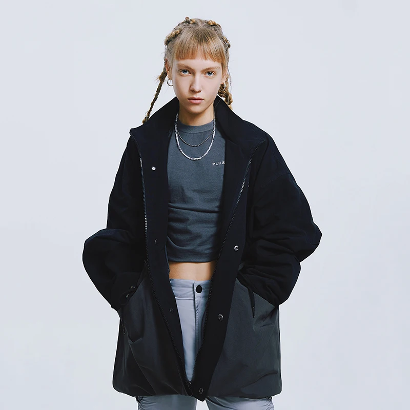 Новая серия Plusneato: Универсальная уличная верхняя одежда свободного кроя с молнией, удлиненное пальто/куртка
Новая серия Plusneato: Универсальная уличная верхняя одежда свободного кроя с молнией, удлиненное пальто/куртка
