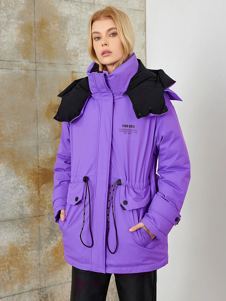 PINK CHIC 2025 New Winter Coat Women Down Jackets Fashion colorful Warm Lace up Hooded short version Parka Female W6566
PINK CHIC 2025 New Winter Coat Women Down Jackets Fashion colorful Warm Lace up Hooded short version Parka Female W6566