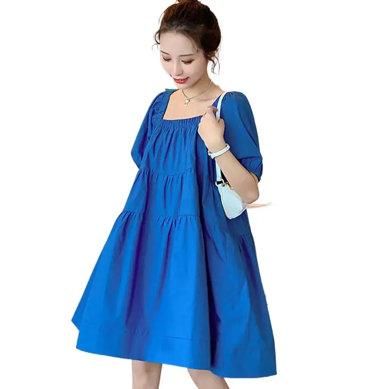 Summer Women Knee-Length Dress Cotton Linen Dress Loose Vintage Solid Dress Candy Color Party Vestidos Robe Femme Fairy Grunge
Summer Women Knee-Length Dress Cotton Linen Dress Loose Vintage Solid Dress Candy Color Party Vestidos Robe Femme Fairy Grunge