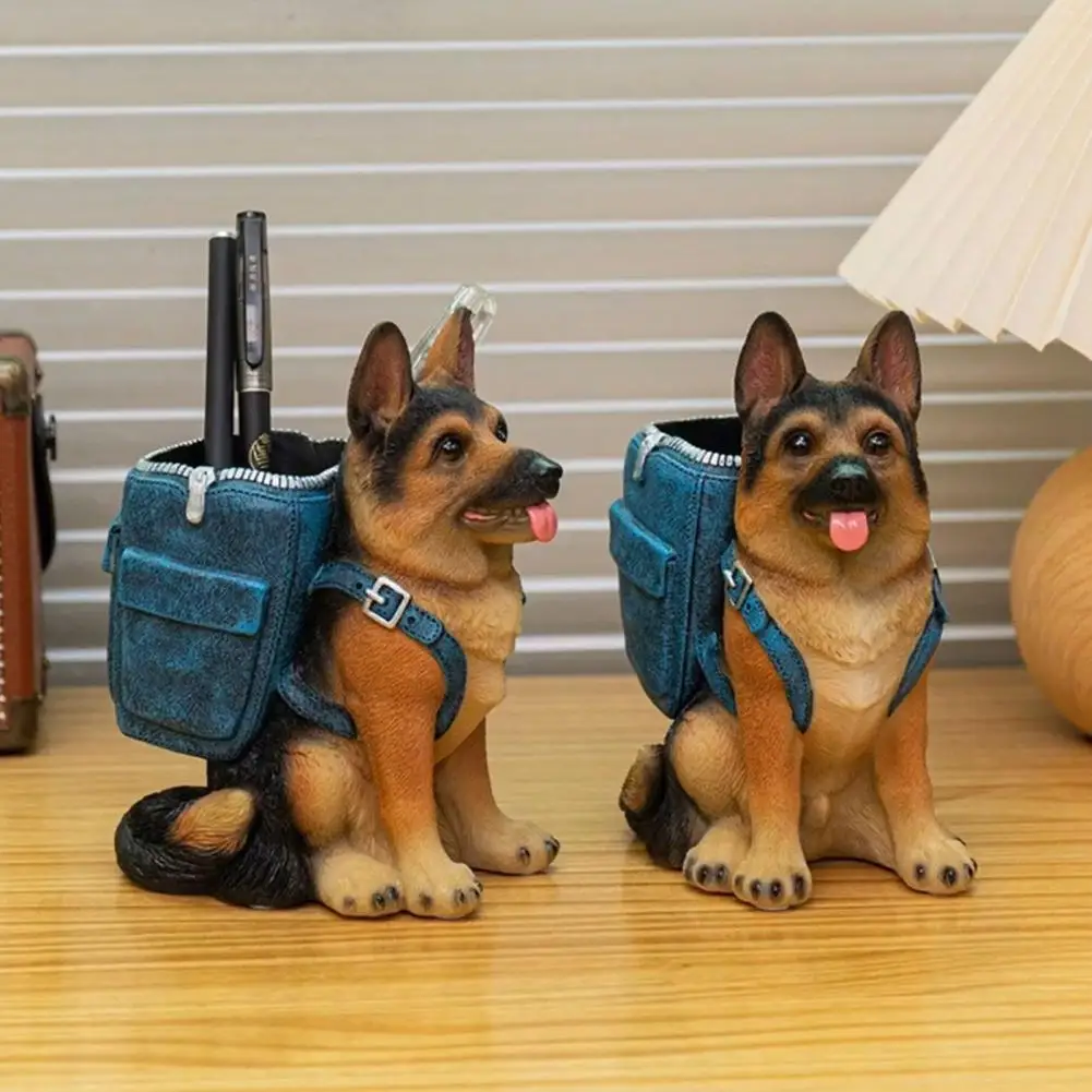 Decorative Desk Accessory Shepherd Dog Pen Holder Desk Organizer for Office Decor Pencil Cup for Desktop Unique Desk Accessories
Decorative Desk Accessory Shepherd Dog Pen Holder Desk Organizer for Office Decor Pencil Cup for Desktop Unique Desk Accessories