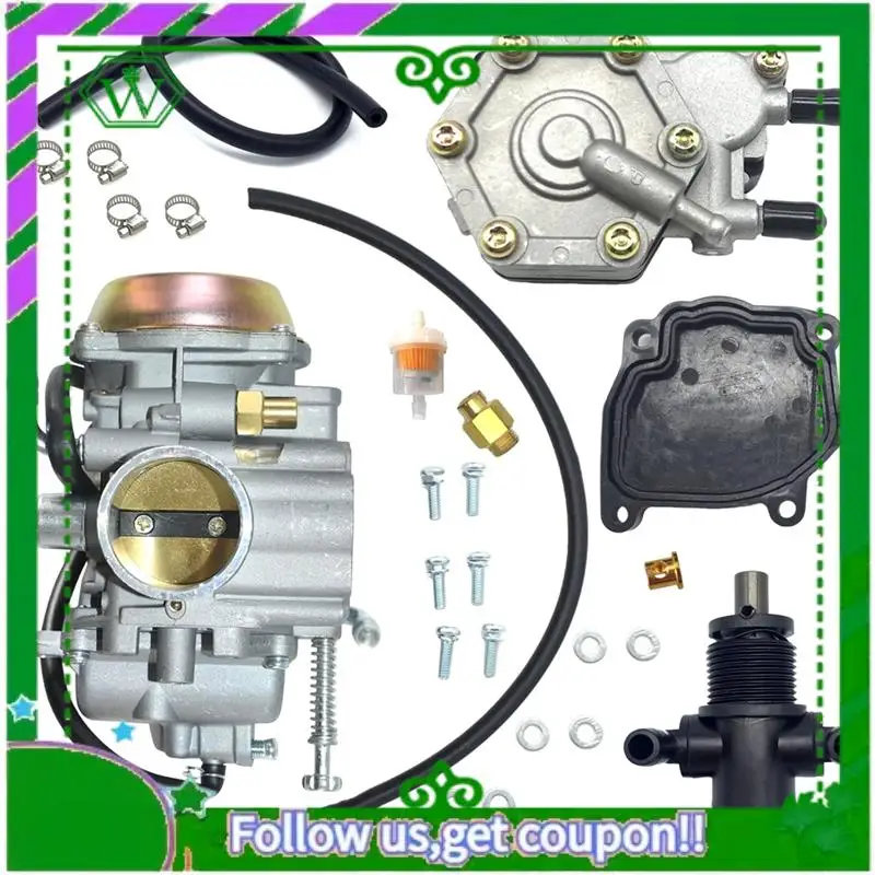 AC34-Carburetor For Polaris Ranger 400 425 500 Trail Boss 325 330 325 330 550 2X4 4X4 With Fuel Pump 1203059 Parts Kit
AC34-Carburetor For Polaris Ranger 400 425 500 Trail Boss 325 330 325 330 550 2X4 4X4 With Fuel Pump 1203059 Parts Kit