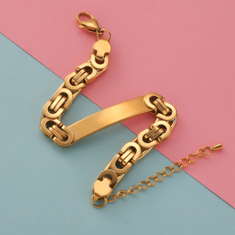 Custom Name Bracelet Jewelry Women Men Stainless Steel Gold Silver Chain Bracelet
Custom Name Bracelet Jewelry Women Men Stainless Steel Gold Silver Chain Bracelet
