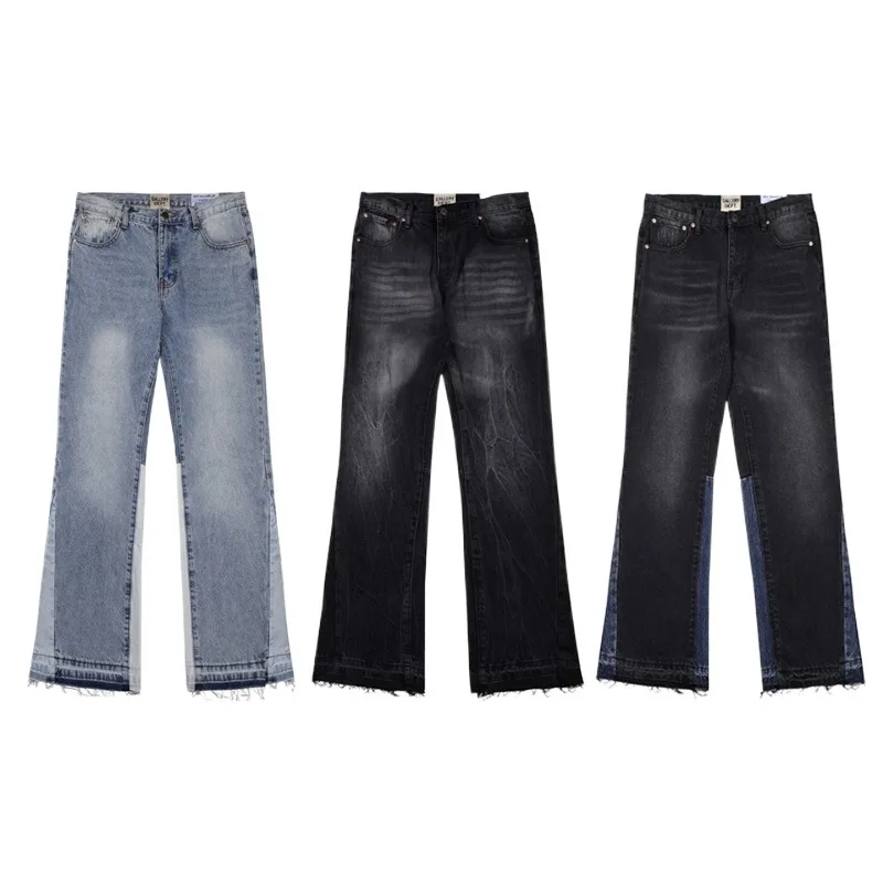 2026 New Fashion Men Women Washed Patchwork Jeans Gallery Style Black Blue Slim Flared Long Pants & Short Denim Trousers
2026 New Fashion Men Women Washed Patchwork Jeans Gallery Style Black Blue Slim Flared Long Pants & Short Denim Trousers