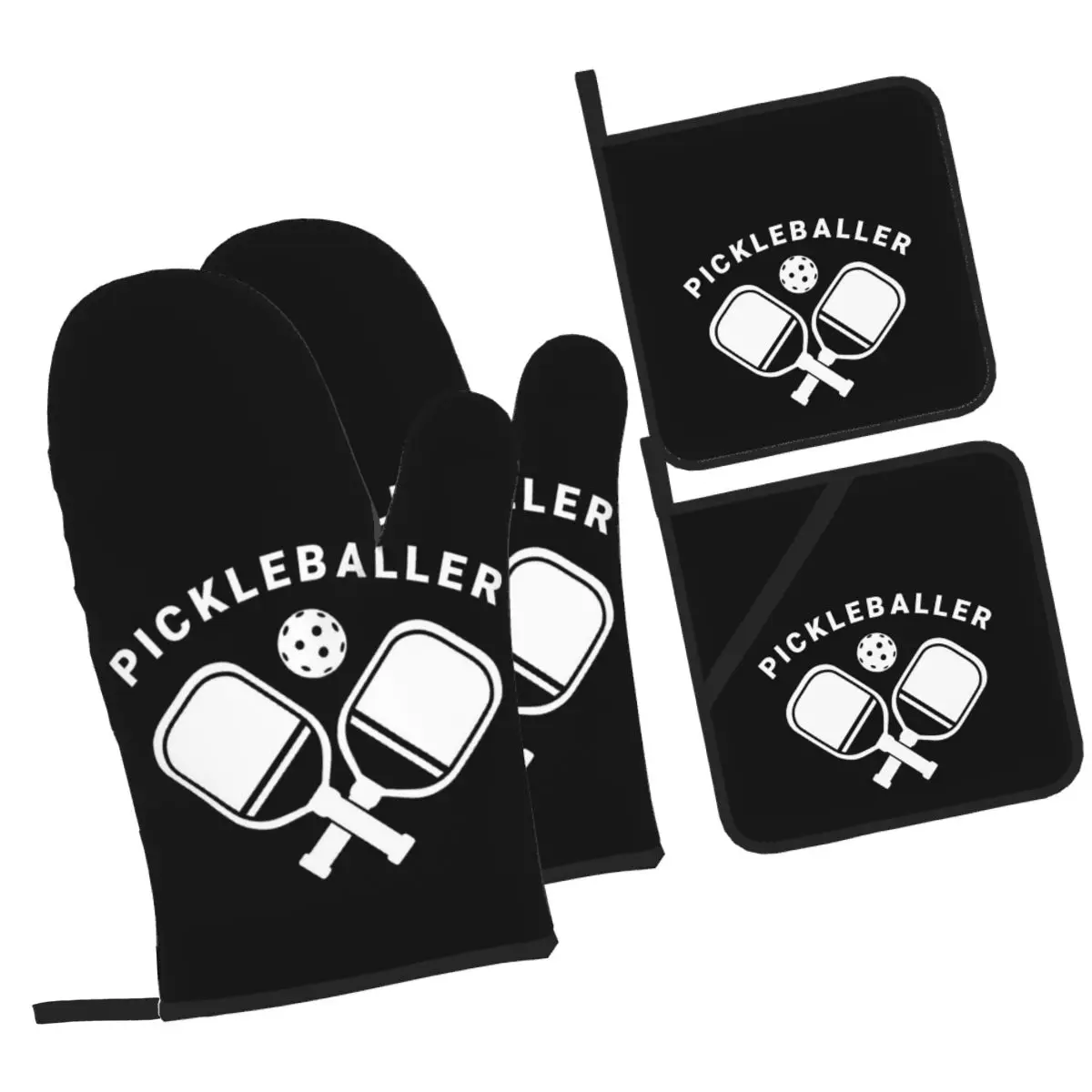 Одежда Pickleball, наборы из 4 рукавиц для духовки и держателей для кастрюль для выпечки, кухни, приготовления пищи, устойчивых к грилю нескользящих перчаток
Одежда Pickleball, наборы из 4 рукавиц для духовки и держателей для кастрюль для выпечки, кухни, приготовления пищи, устойчивых к грилю нескользящих перчаток