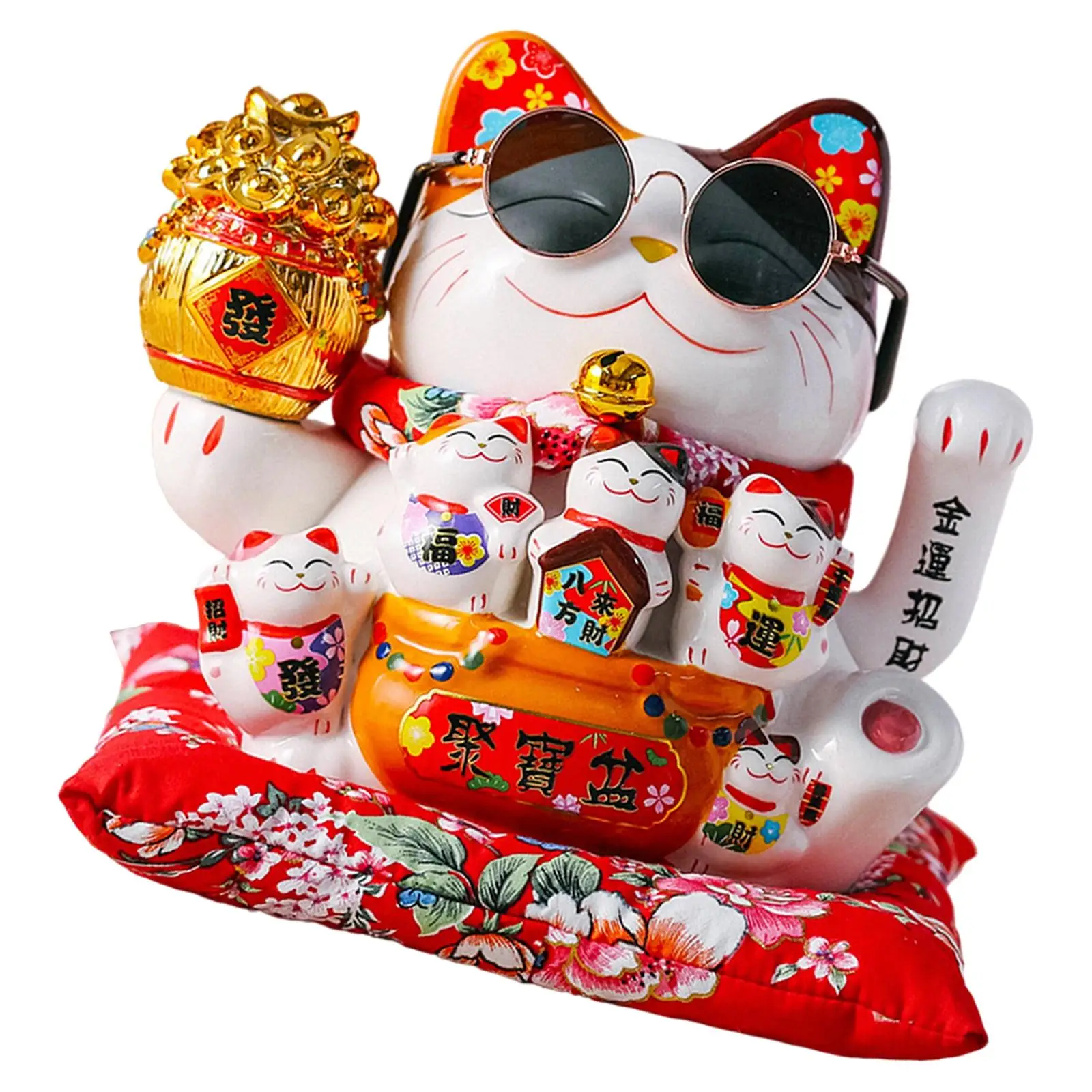 Ceramic Waving Fortune Welcoming Cats, Good Luck Chinese Feng Shui, for Decorative Accessories Ornament
Ceramic Waving Fortune Welcoming Cats, Good Luck Chinese Feng Shui, for Decorative Accessories Ornament