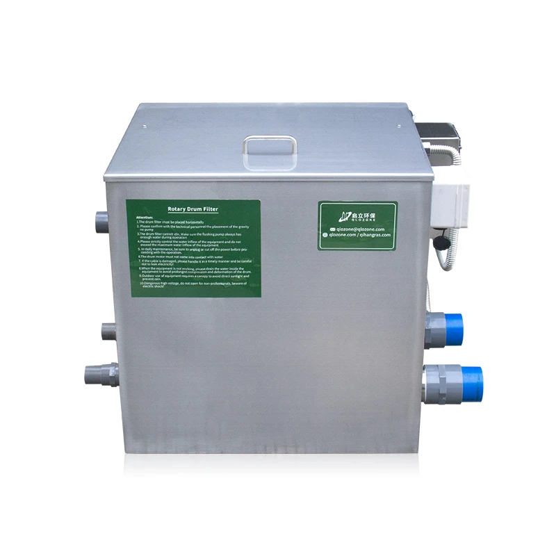 QihangRAS PM-15S Aquaculture Water Treatment Rotary Drum Filter 15m/h Stainless Steel 775W for Fish Farm
QihangRAS PM-15S Aquaculture Water Treatment Rotary Drum Filter 15m/h Stainless Steel 775W for Fish Farm