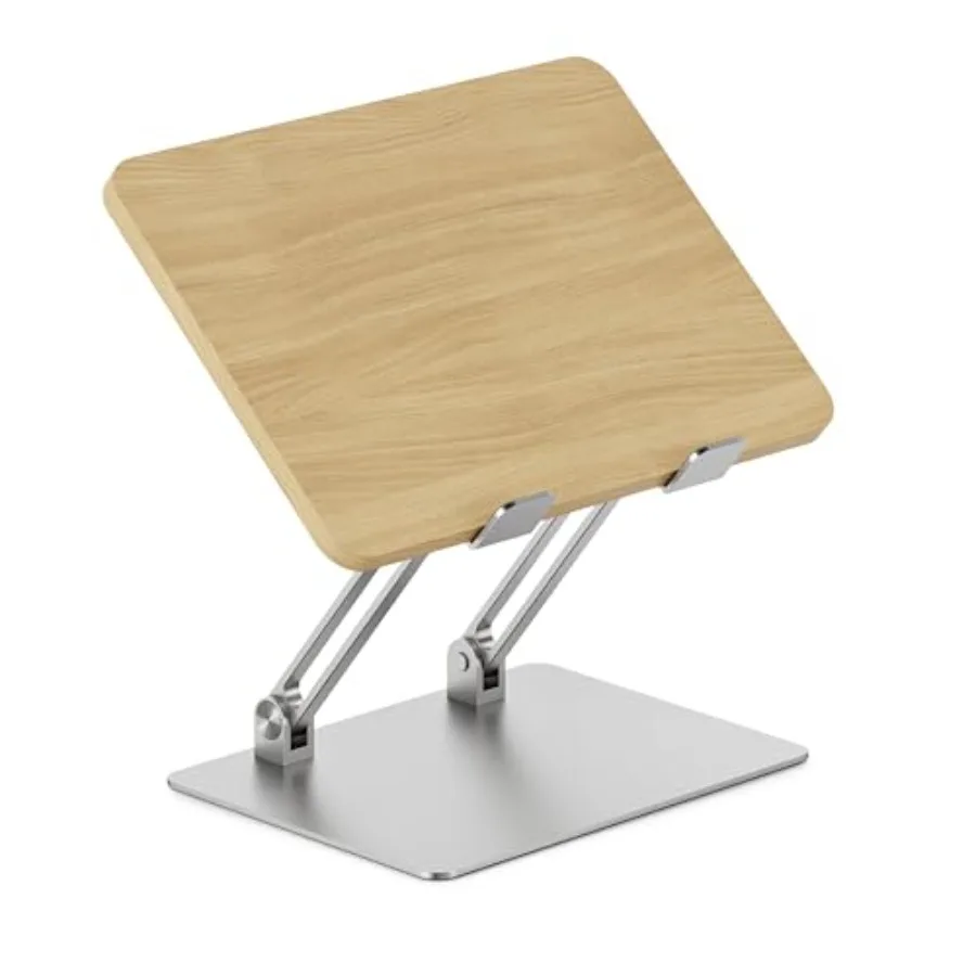 Adjustable Laptop Stand - Portable Bamboo Laptop Riser - Natural Wood Color - Customizable Height Angle Foldable Design Secure
Adjustable Laptop Stand - Portable Bamboo Laptop Riser - Natural Wood Color - Customizable Height Angle Foldable Design Secure