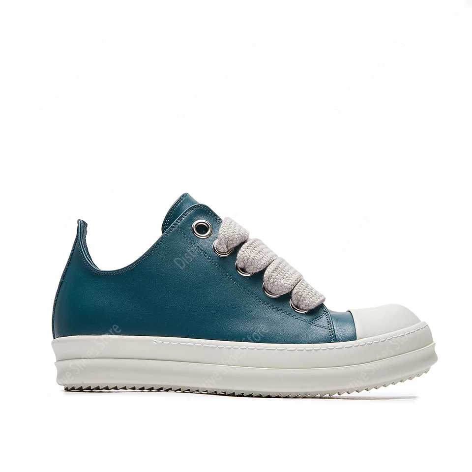 Genious Blue Leather Jumbo Lace Low Top Shoes Качественные мужские и женские кроссовки Повседневная брендовая дизайнерская обувь на толстой подошве со шнуровкой
Genious Blue Leather Jumbo Lace Low Top Shoes Качественные мужские и женские кроссовки Повседневная брендовая дизайнерская обувь на толстой подошве со шнуровкой