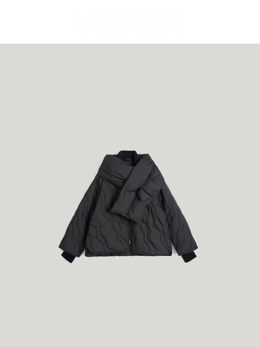 TOFOD Night Song: Пуховик с рюшами и шарфом, свободный крой, осенне-зимняя верхняя одежда, повседневное пальто для женщин
TOFOD Night Song: Пуховик с рюшами и шарфом, свободный крой, осенне-зимняя верхняя одежда, повседневное пальто для женщин