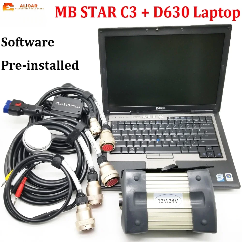 MB STAR C3 Diagnosis Ноутбук D630 Star C3 Мультиплексор Программное обеспечение в жестком диске для 12 В/24 В Готов к использованию тестера автомобилей MB Инструменты
MB STAR C3 Diagnosis Ноутбук D630 Star C3 Мультиплексор Программное обеспечение в жестком диске для 12 В/24 В Готов к использованию тестера автомобилей MB Инструменты