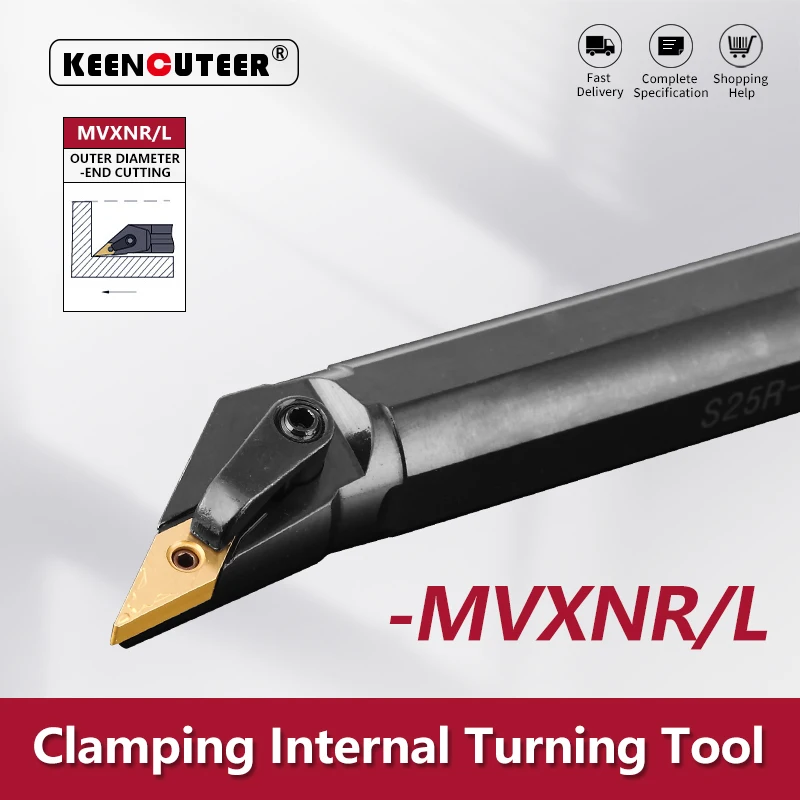 S20R-MVXNR S25S-MVXNR S32T-MVXNR S20R-MVXNL Internal Turning Tool -MVXNR/L Lathe Bar Turning Holder CNC Cutting Tool Cutter Bar
S20R-MVXNR S25S-MVXNR S32T-MVXNR S20R-MVXNL Internal Turning Tool -MVXNR/L Lathe Bar Turning Holder CNC Cutting Tool Cutter Bar