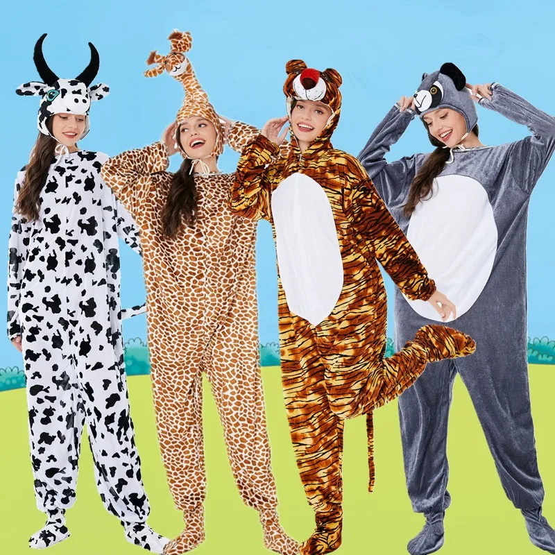 Halloween Adult Long Neck Giraffe Tiger Cow Koala Animal Performance Suit Cartoon Puppet Costume Suitable for Ages 18-25
Halloween Adult Long Neck Giraffe Tiger Cow Koala Animal Performance Suit Cartoon Puppet Costume Suitable for Ages 18-25