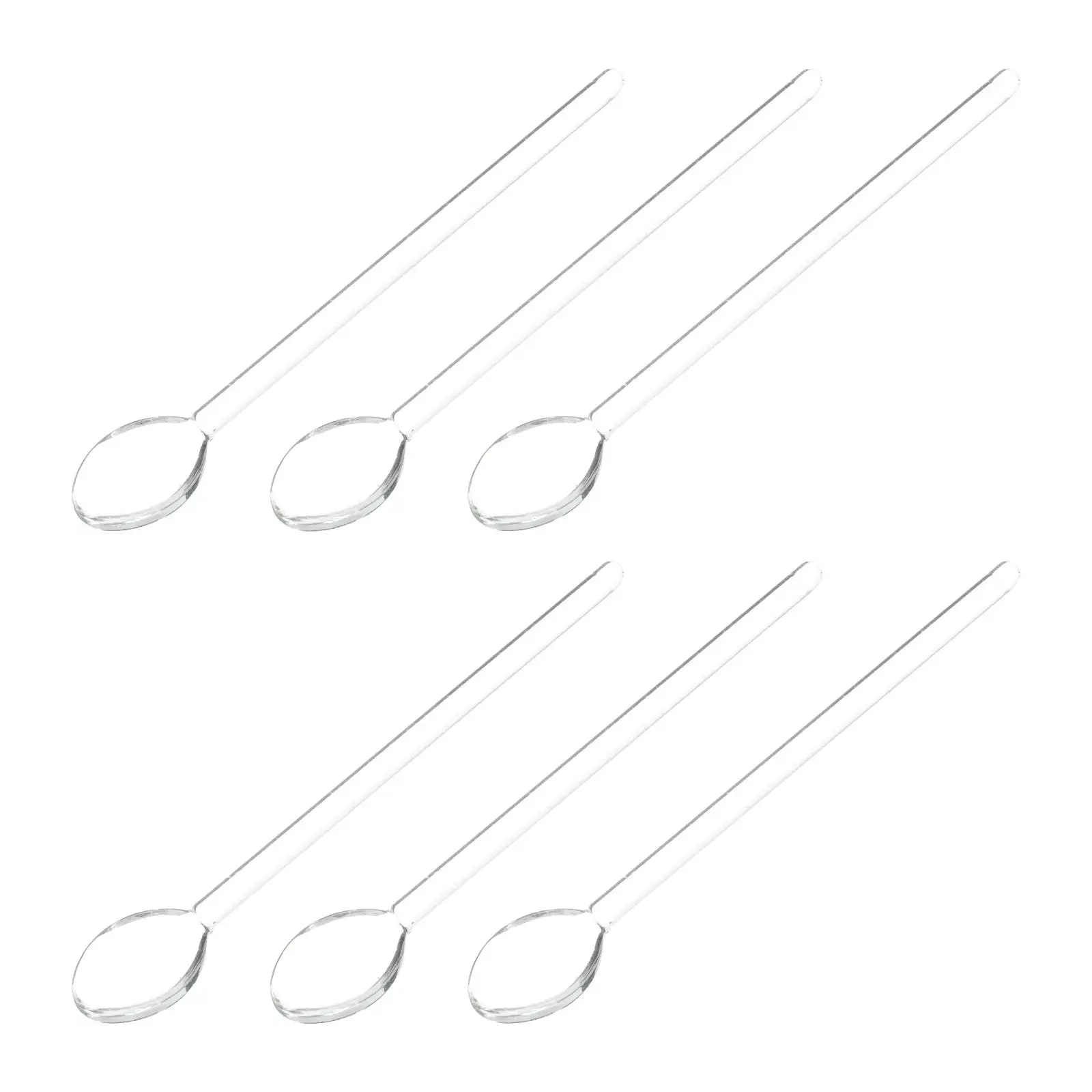 6 Pcs Long Handled Glass Spoon Stirring Spoons Coffee Mixing Stirrers Reusable Dessert Scoops Condiment Small
6 Pcs Long Handled Glass Spoon Stirring Spoons Coffee Mixing Stirrers Reusable Dessert Scoops Condiment Small