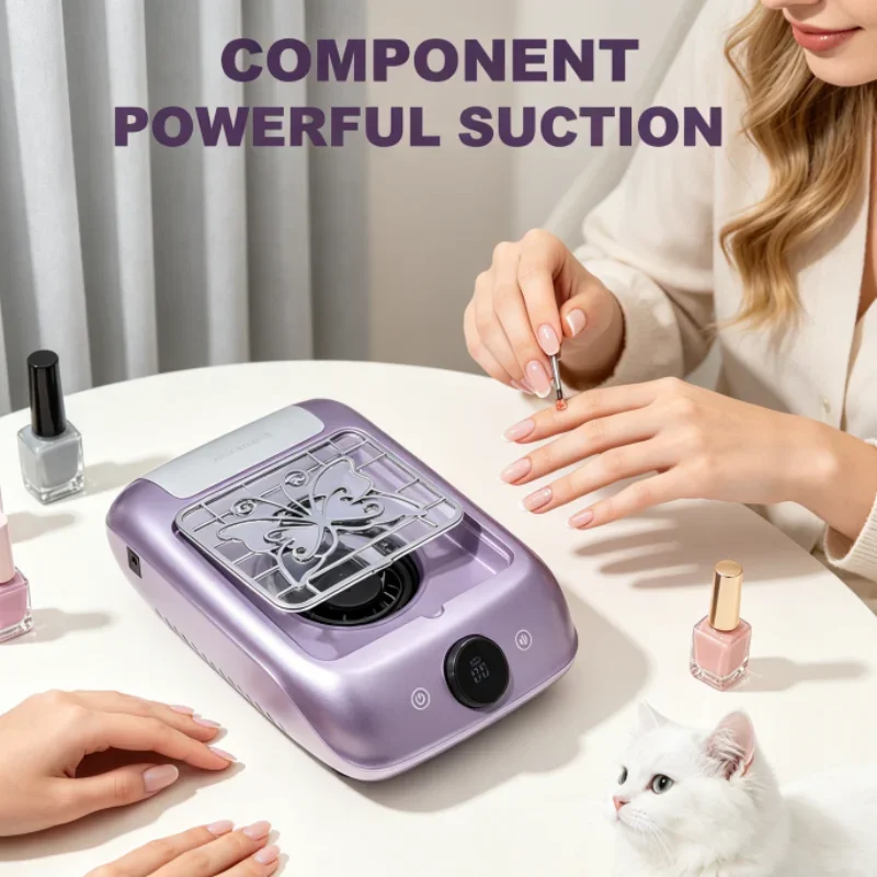 Powerful Cordless Rechargeable With Adjustable Speed LED Display Nail Dust Vacuum Extractor Collector Manicure Tools
Powerful Cordless Rechargeable With Adjustable Speed LED Display Nail Dust Vacuum Extractor Collector Manicure Tools