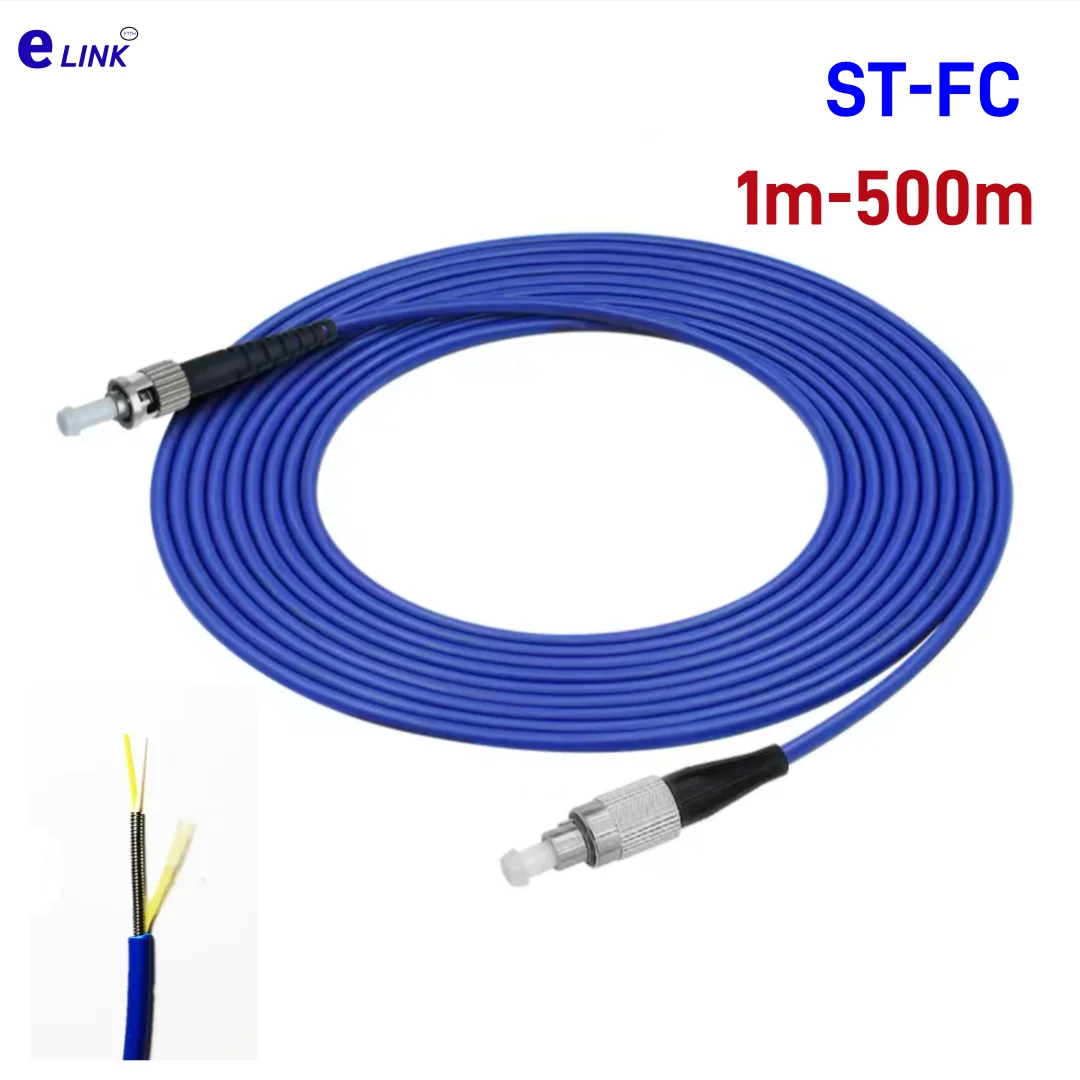 fiber optic jumper 1-500M FC-ST 1C 100m 120m 200m 50m 300m ratproof waterproof FC-ST UPC SM single core blue indoor outdoor
fiber optic jumper 1-500M FC-ST 1C 100m 120m 200m 50m 300m ratproof waterproof FC-ST UPC SM single core blue indoor outdoor