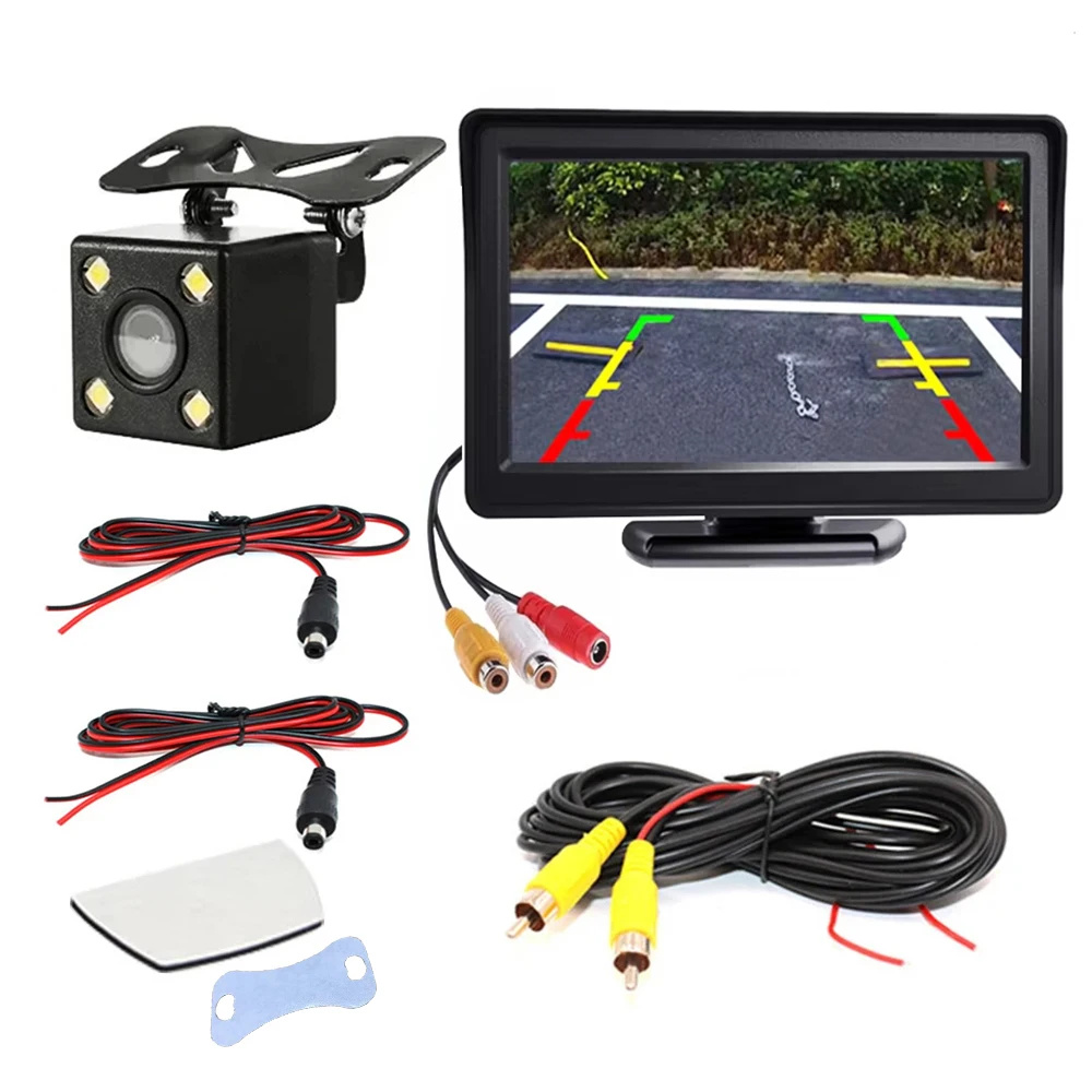 Easy Installation 4.3Inch Rear View 4 lights Camera Monitor Screen Reversing Camera for Car Parking System Camera for Vehicle
Easy Installation 4.3Inch Rear View 4 lights Camera Monitor Screen Reversing Camera for Car Parking System Camera for Vehicle