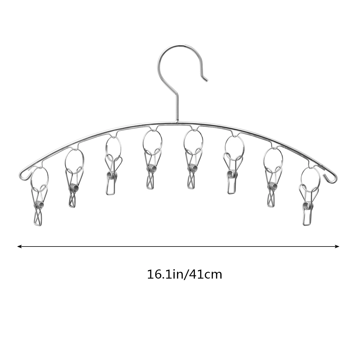 Stainless Steel Sock Rack Rust Resistant Wire Hanger Clothes Drying Indoor Outdoor Laundry Accessories Hanging Rack
Stainless Steel Sock Rack Rust Resistant Wire Hanger Clothes Drying Indoor Outdoor Laundry Accessories Hanging Rack