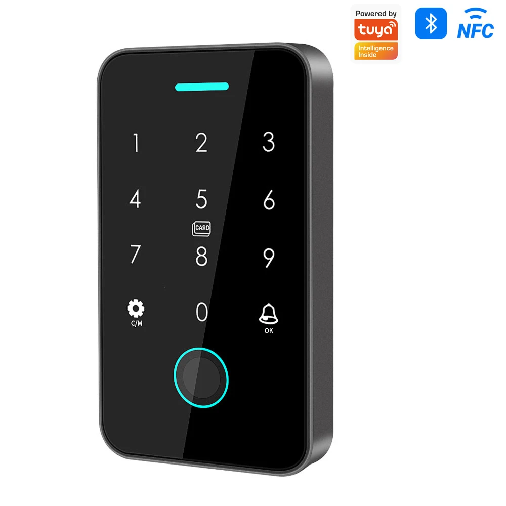 Bluetooth Biometric Access Control System IP67 Waterproof 13.56MHz RFID Commercial Door Security work with tuya app
Bluetooth Biometric Access Control System IP67 Waterproof 13.56MHz RFID Commercial Door Security work with tuya app